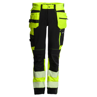 Elastīgas darba bikses WORTEX W935 HI-VIS