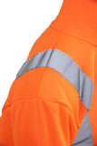 Darba džemperis ar rāvējslēdzēju BRIXTON FLASH Hi-vis C2