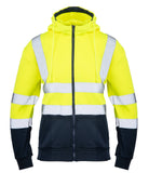 Darba džemperis ar rāvējslēdzēju BRIXTON FLASH Hi-vis C2