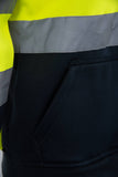 Darba džemperis ar rāvējslēdzēju BRIXTON FLASH Hi-vis C2