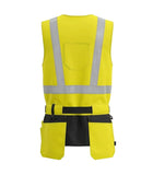 Augstas redzamības darba veste ar kabatām BoSafety TACTICAL C2