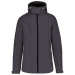 Sieviešu trīsslāņu softshell jaka ar kapuci KARIBAN K414