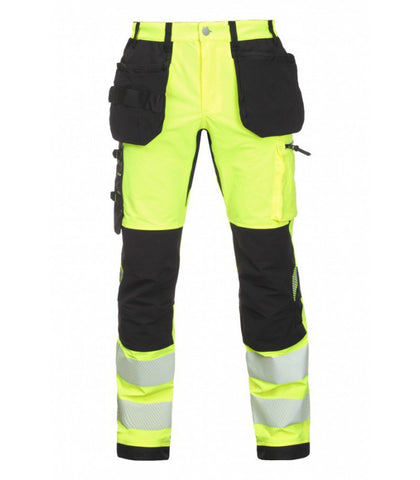 Hi-vis darba bikses 4-WAY STRETCH TENSION PLUS