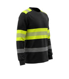 Augstas redzamības T-krekls ar garām piedurknēm BoSafety RICO LONG C1