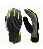 Sintētiskās ādas darba cimdi Bo Safety 7140 ar velcro aizdari