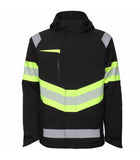 Ziemas softshell darba jaka BoSafety ATLANTA ar HI-VIS elementiem