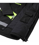 Ziemas softshell darba jaka BoSafety ATLANTA ar HI-VIS elementiem