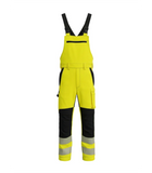 Elastīgs darba puskombinezons ar kokvilnu BoSafety COMBO Hi-vis C2