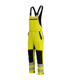 Elastīgs darba puskombinezons ar kokvilnu BoSafety COMBO Hi-vis C2