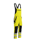 Elastīgs darba puskombinezons ar kokvilnu BoSafety COMBO Hi-vis C2