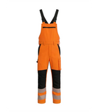 Elastīgs darba puskombinezons ar kokvilnu BoSafety COMBO Hi-vis C2