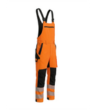 Elastīgs darba puskombinezons ar kokvilnu BoSafety COMBO Hi-vis C2