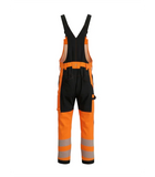 Elastīgs darba puskombinezons ar kokvilnu BoSafety COMBO Hi-vis C2