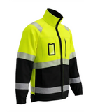 Elastīga darba jaka ar kokvilnas pārklājumu BoSafety COMBO Hi-vis C2