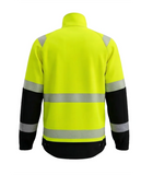 Elastīga darba jaka ar kokvilnas pārklājumu BoSafety COMBO Hi-vis C2