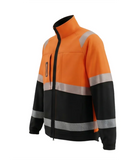 Elastīga darba jaka ar kokvilnas pārklājumu BoSafety COMBO Hi-vis C2