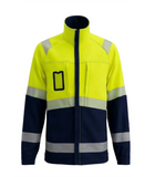 Elastīga darba jaka ar kokvilnas pārklājumu BoSafety COMBO Hi-vis C2