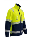 Elastīga darba jaka ar kokvilnas pārklājumu BoSafety COMBO Hi-vis C2