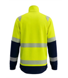 Elastīga darba jaka ar kokvilnas pārklājumu BoSafety COMBO Hi-vis C2