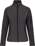 Sieviešu trīsslāņu softshell jaka Kariban K400