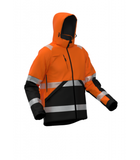 Hi-Vis softshell ziemas jaka BoSafety Atlanta (VALENCIA)