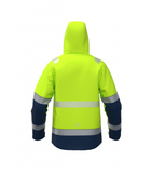 Hi-Vis softshell ziemas jaka BoSafety Atlanta (VALENCIA)