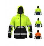 Hi-Vis softshell ziemas jaka BoSafety Atlanta (VALENCIA)