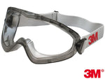 Aizsargbrilles ar acetāta lēcām un netiešu ventilāciju 3M GOG-2890A