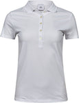 Sieviešu polo krekls Tee Jays 145 ar pretsaraušanās kokvilnu