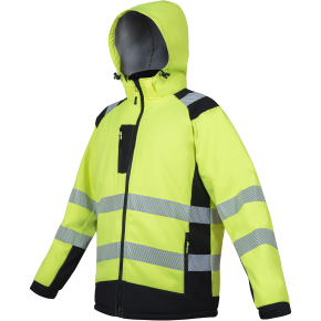 Ziemas softshell darba jaka Stepo WINTER TEXAS HI-VIS