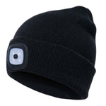 Akrila cepure ar LED gaismu Beanie