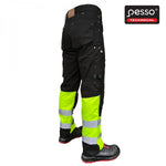 Darba bikses Pesso Canvas KDCPG ar Hi-vis elementiem