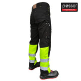 Darba bikses Pesso Canvas KDCPG ar Hi-vis elementiem