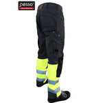 Darba bikses Pesso Canvas KDCPG ar Hi-vis elementiem