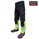 Darba bikses Pesso Canvas KDCPG ar Hi-vis elementiem