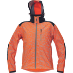 Softshell jaka Cerva Knoxfield PRINTED Hi-Vis