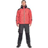 Softshell jaka Cerva Knoxfield PRINTED Hi-Vis