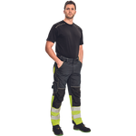 Darba bikses Cerva Knoxfield HV DW275 ar Hi-vis elementiem