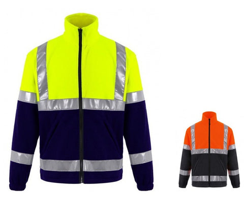 HI- VIS džemperis Baltic Canvas FL01 ar atstarojošu joslu