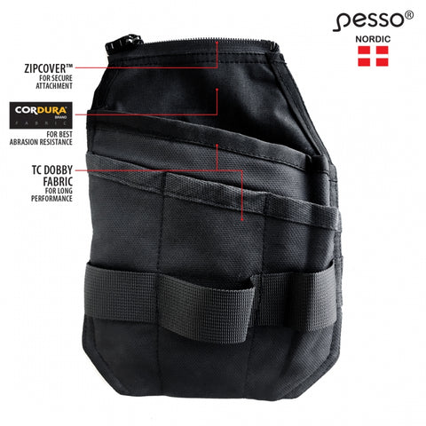 Piekaramā kabata instrumentiem Pesso POCKET2L kreisajā pusē