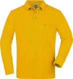 Vīriešu polo krekls James & Nicholson JN 866 ar garām piedurknēm