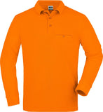 Vīriešu polo krekls James & Nicholson JN 866 ar garām piedurknēm