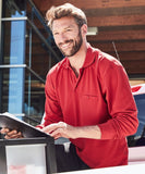 Vīriešu polo krekls James & Nicholson JN 866 ar garām piedurknēm