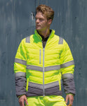 Polsterēta drošības jaka Result  R325M, Hi-Vis