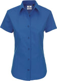 Sieviešu kokvilnas krekls B&C Heritage SSL ar īsām piedurknēm