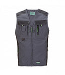 Darba veste Baltic Canvas CIRIUS ar zaļām detaļām