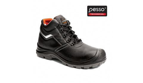 Īstas impregnētas ādas apavi Pesso B259 S3