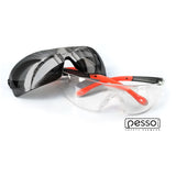 Drošības brilles Pesso 92233, silver mirror