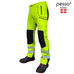 Ziemas softshell darba bikses Pesso Nebraska Hi-Vis
