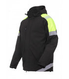 Softshell jaka BoSafety ATLANTA FB-2448NEW ar atstarojoša auduma detaļām